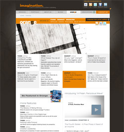 iPub orange home page